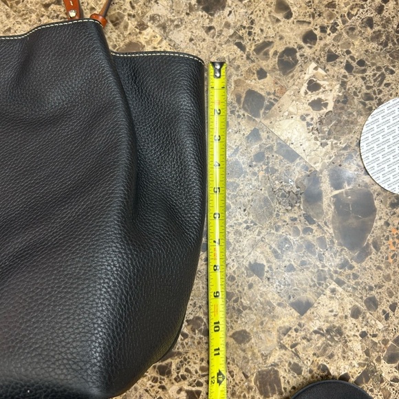 Dooney & Bourke Black Pebbled Leather Tote - Picture 12 of 15